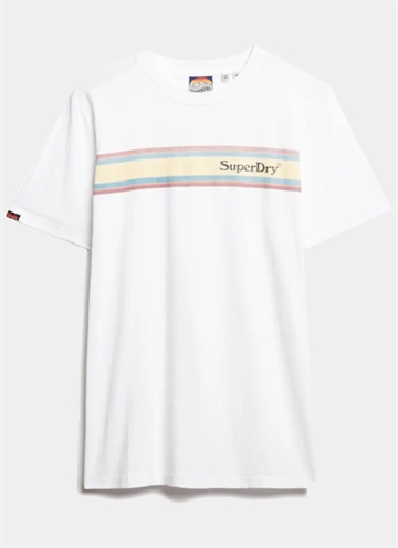 Superdry Venue Logo Stripe Relaxed T-Sh